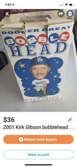 2001 Edition Kirk Gibson bobble head