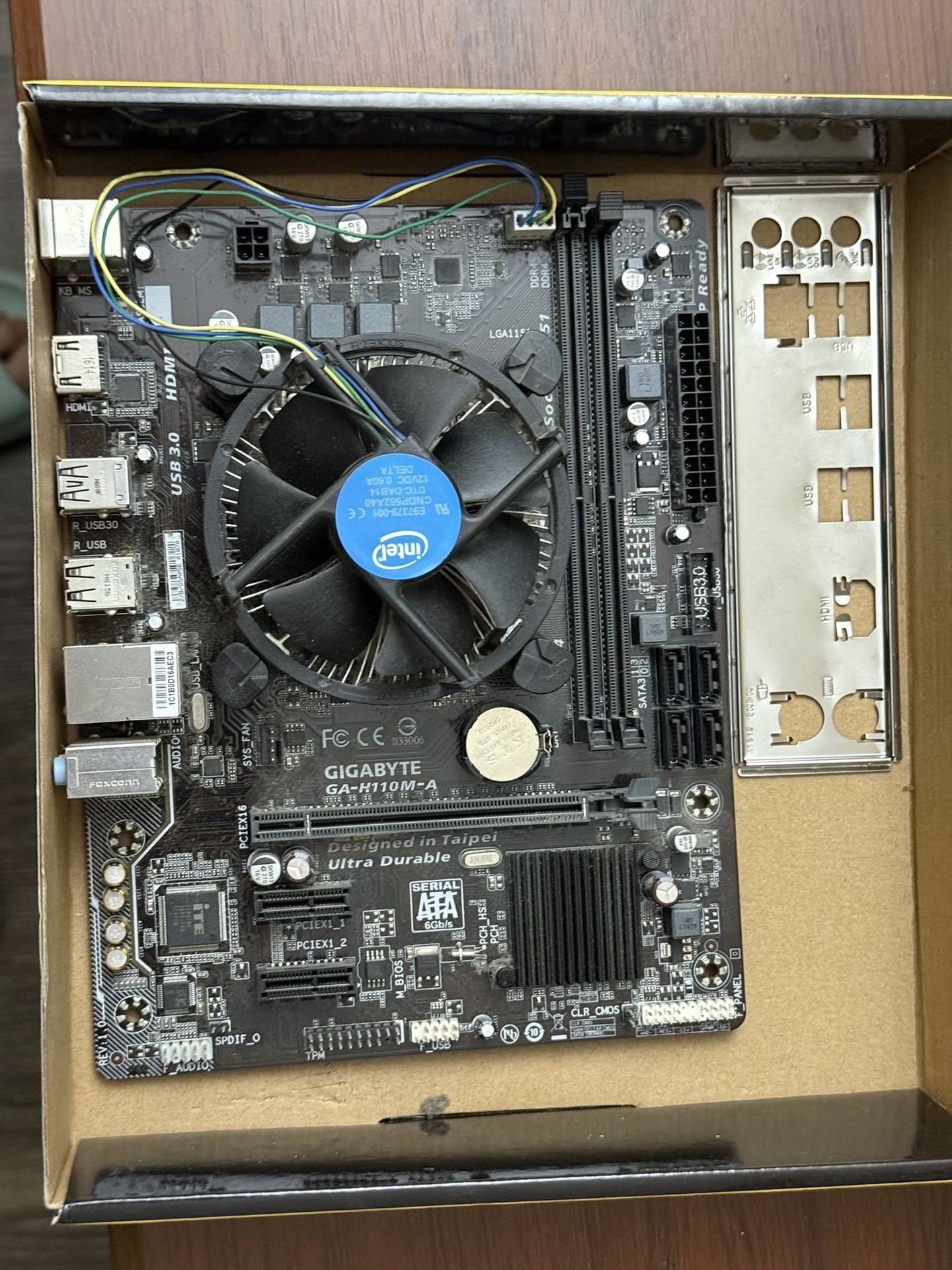 Intel i3-6100+H110 motherboard