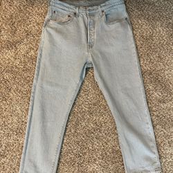 Levis jeans 501 light blue 