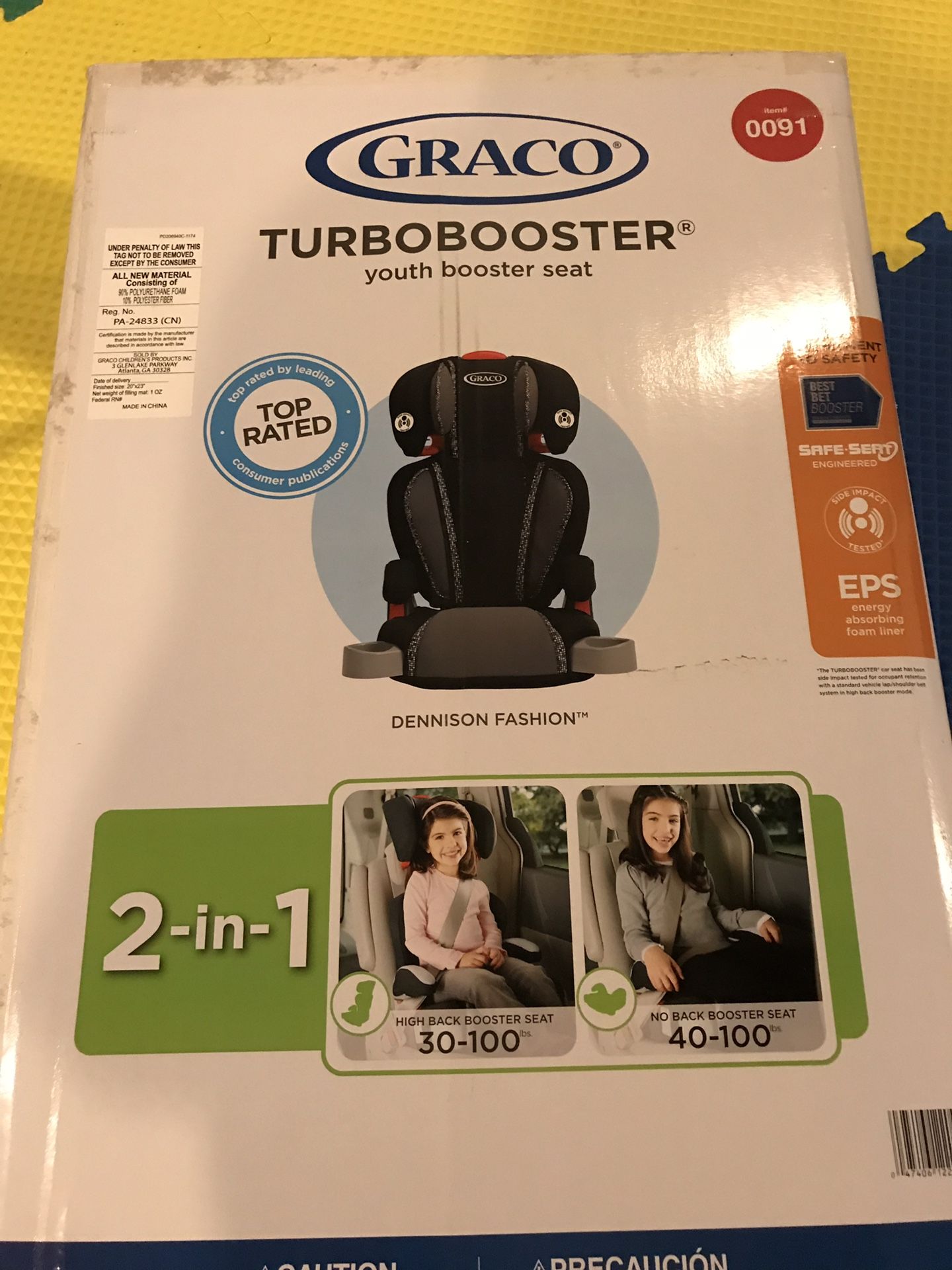 Brand new booster seat