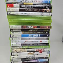 Xbox 360 Game Lot Untested 