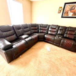 NEW GIGANTIC OVERSIZED RECLINER SECTIONAL  $1395 INCLUDING DELIVERY !!!  