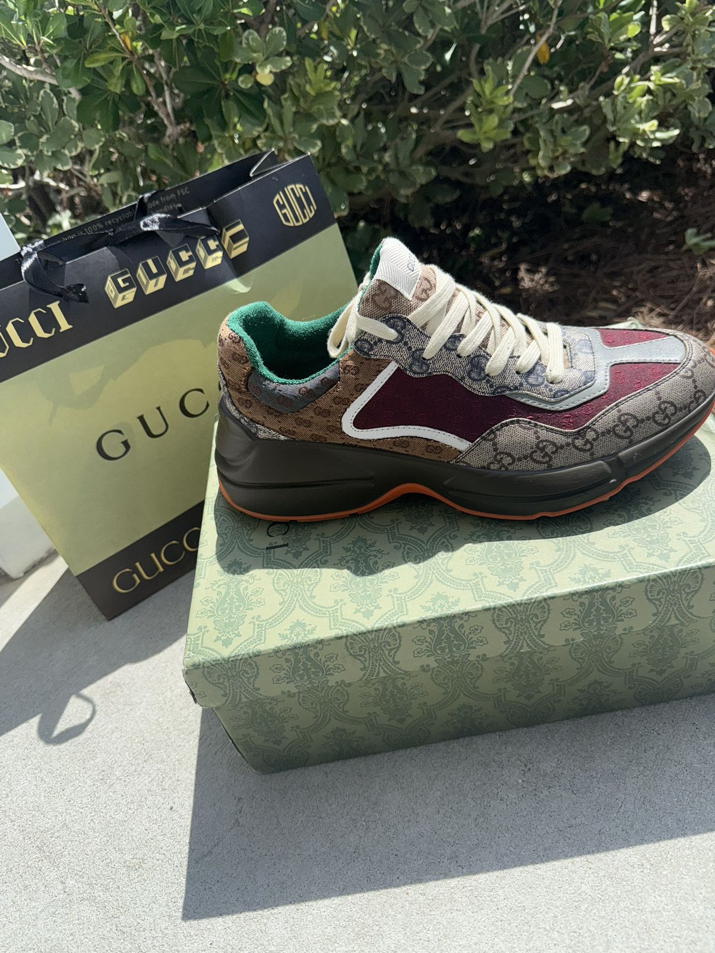 Gucci Rhyton ‘Beige Brick Red’