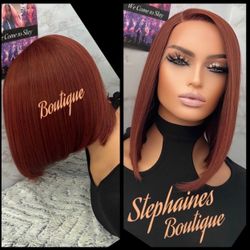 Human Hair Blended Lace Front Wig 