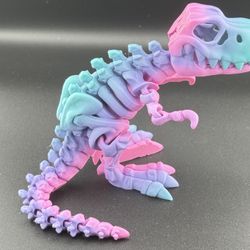 3D Printed Flexible T-Rex Dinosaur | Wiggly Articulated Toy