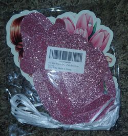 Pink Glitter Spanish Happy Mothers Day Decoration/Garland