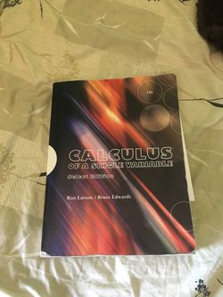 Calculus of a single variable