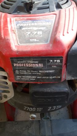 Troy -bilt and 2 karcher power washers
