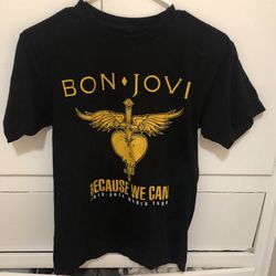 Bon Jovi Size Small Concert Shirt 