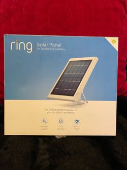 Ring solar panel