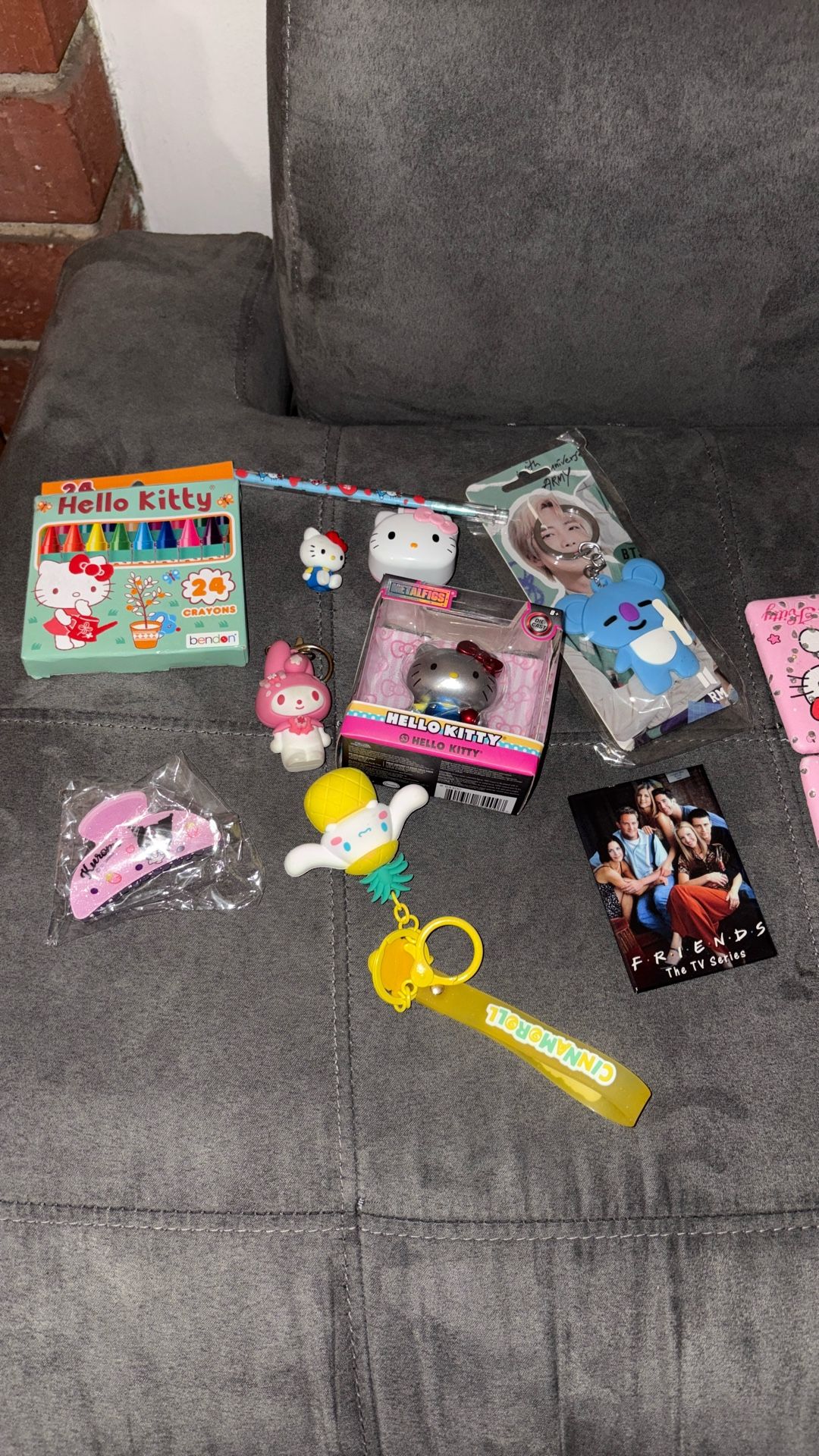 sanrio/bts stuff