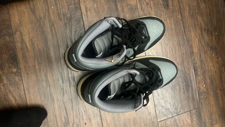 Grey Jordan 1 Mid Size 14