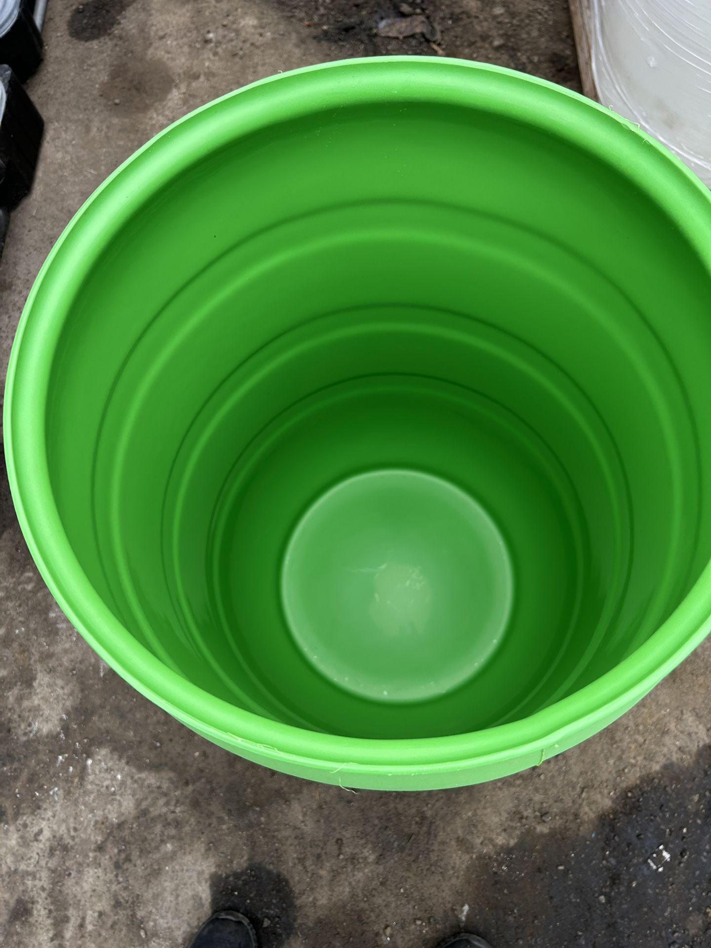 30 Gallons. Plastic. Barrels With Removable. Lids