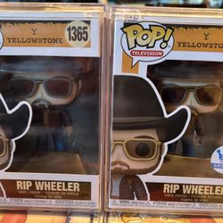 Yellow Stone Rip Wheeler Funko Set