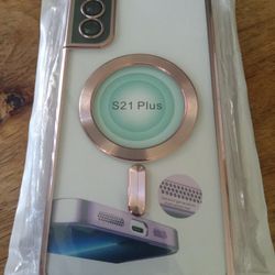 SAMSUNG GALAXY S21 PLUS CASE WITH MAGNETIC CHARGER