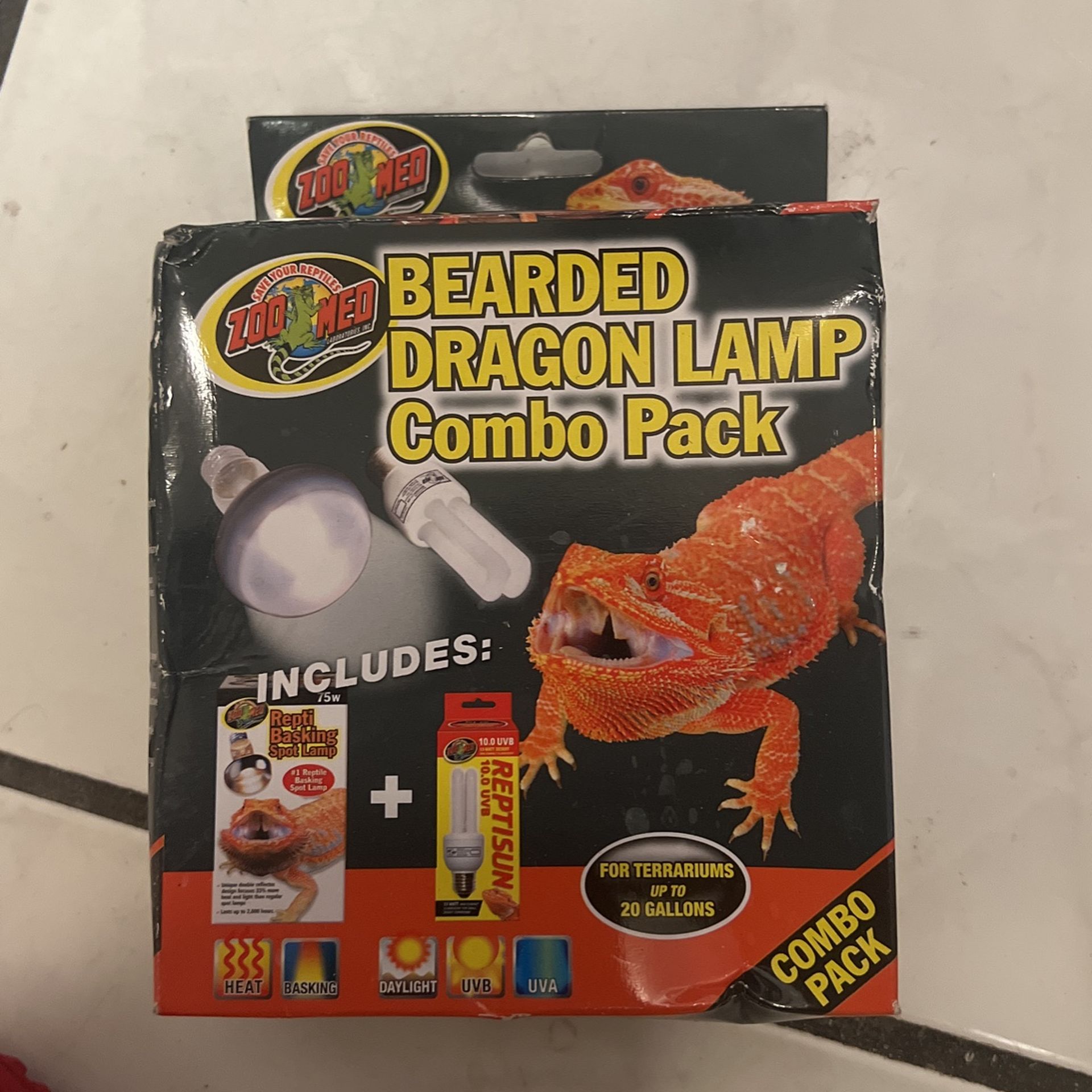 Zoo Med 2 Pack of Bearded Dragon Lamp Combo Packs