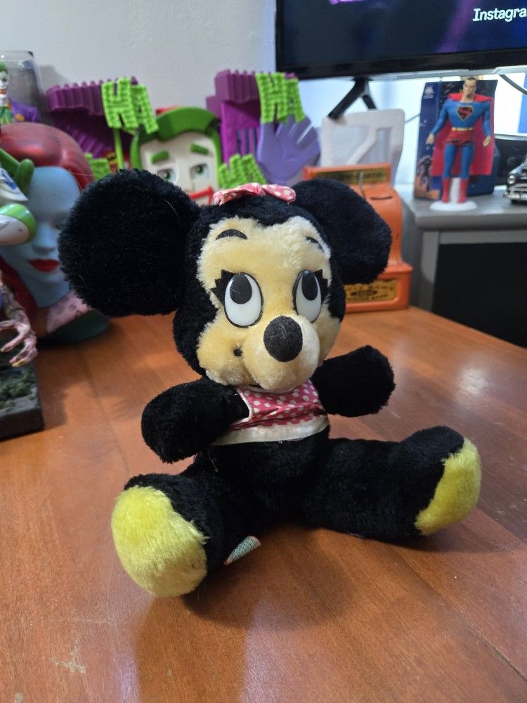Minnie Mouse Plush Vintage 1977