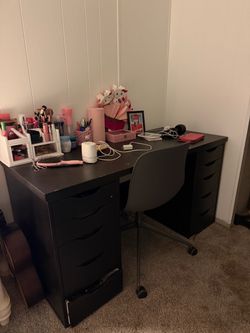 Black Ikea Desk