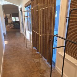 Large Clothing Rack With Shelving