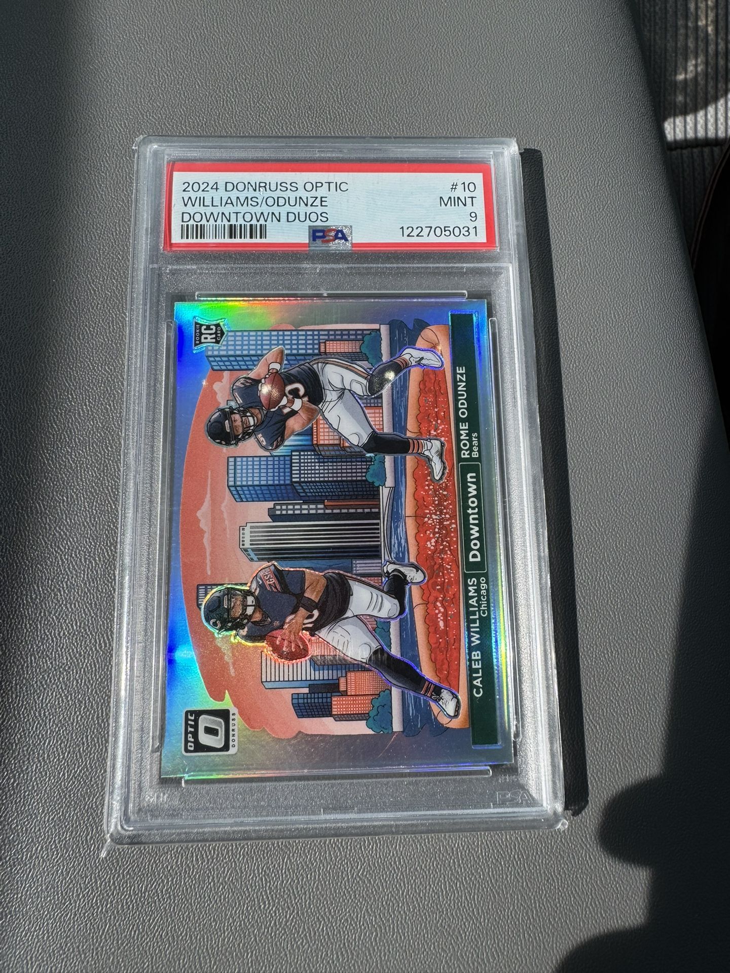 CALEB WILLAMS ROME ODUNZE DUAL DOWNTOWN PSA 9 CERTIFIED CASE HIT 🔥🔥🔥
