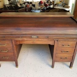 Early 1900s Clemco Roll Top Desk