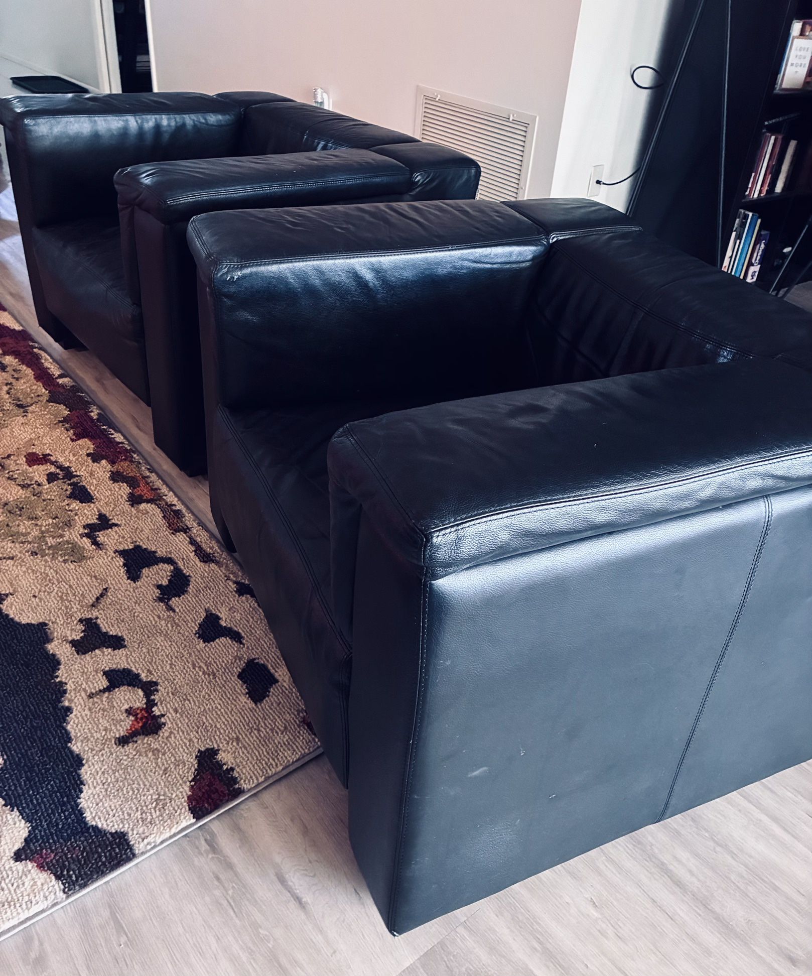 Vintage Leather Chairs 