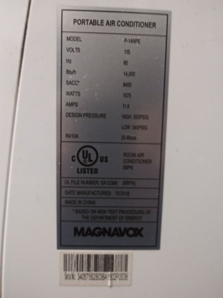 Magnavox portable air conditioner for Sale in Fort Myers, FL OfferUp