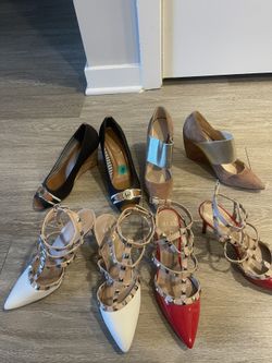Women Size 8 Heels And Wedges