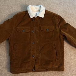 Corduroy Sherpa Lined Jacket 