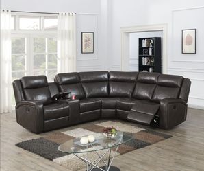SPECIAL/3PCS Manuel Sectional Recliner