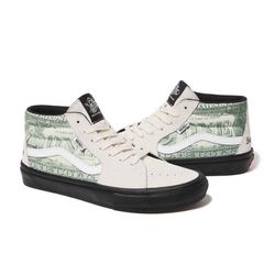 Supreme x Vans Grosso Dollar Skate White 