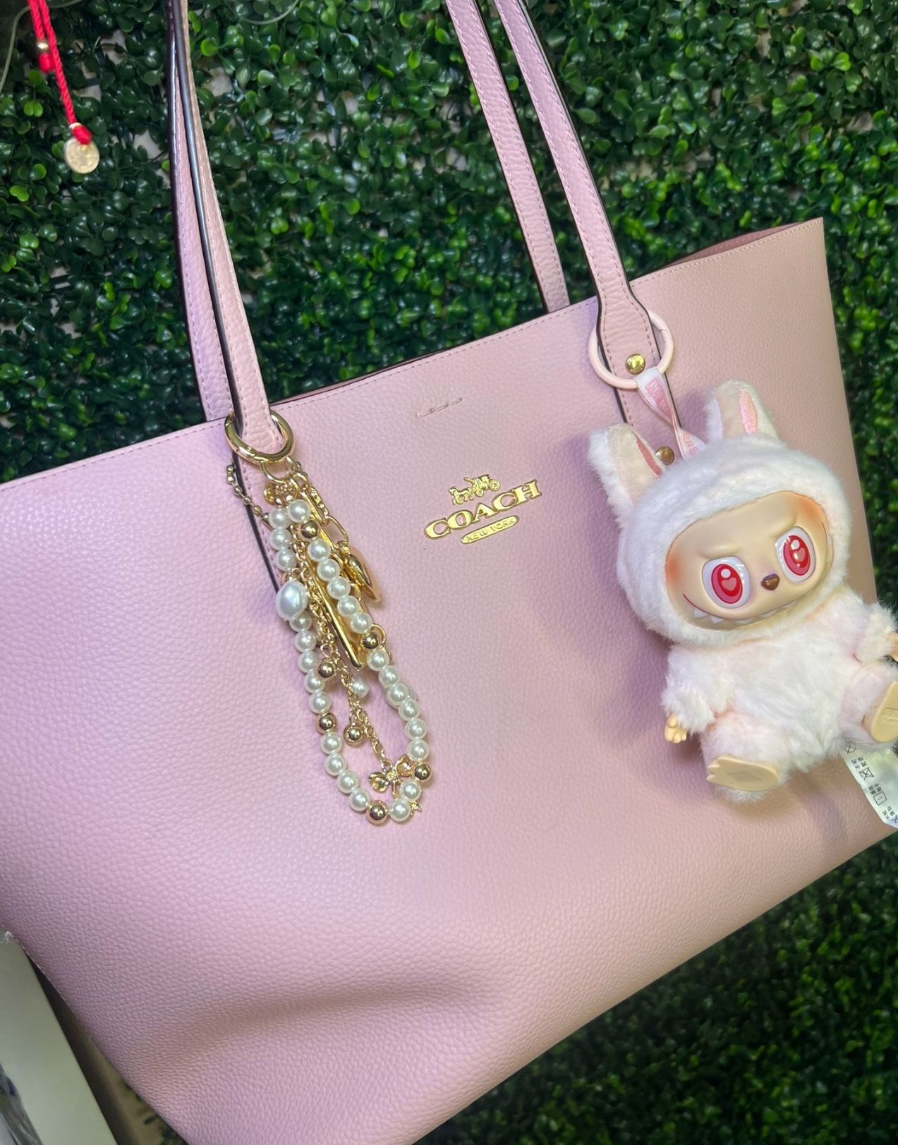 Pink Coach Tote Bag