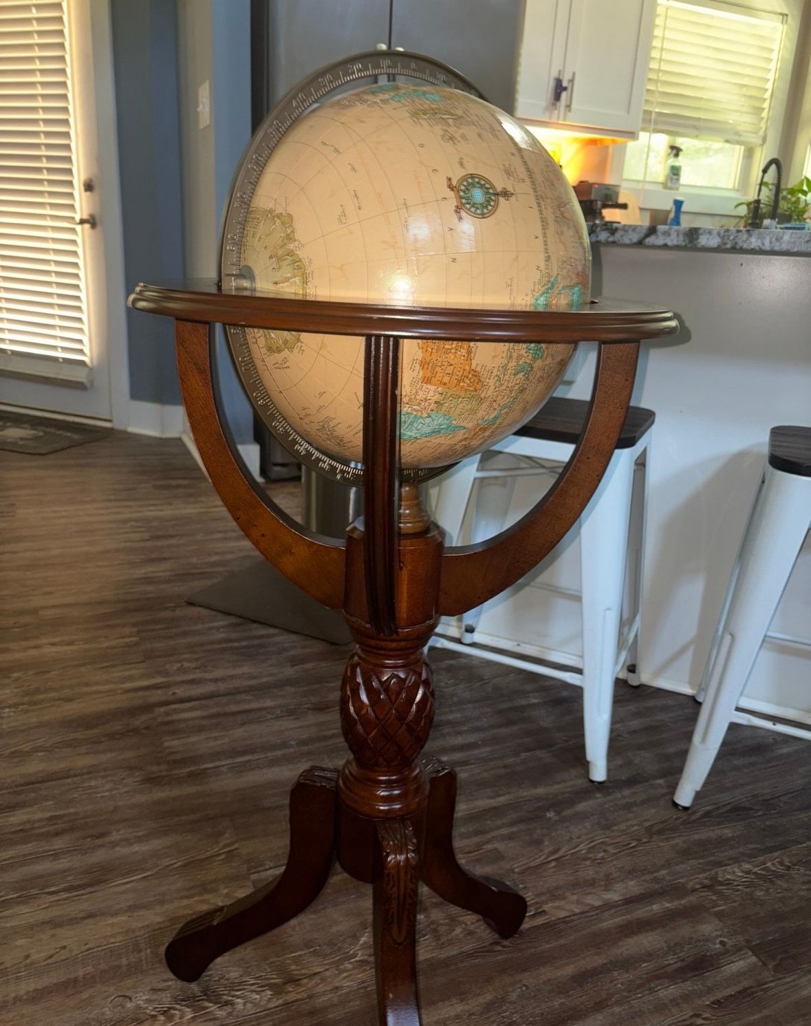 Waypoint Geographic Geneva 20-inch Illuminated Floor Standing Globe - 27.5-27.5