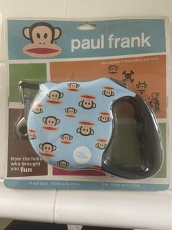 Brand New Paul Frank Retractable Dog Leash