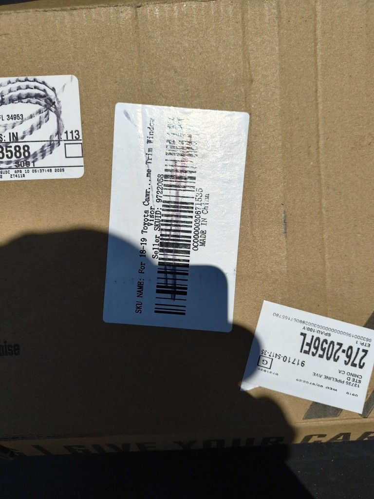 Toyota Camry Trim Window