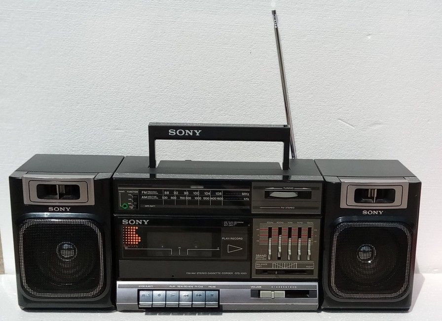 SONY CFS-1000 ポータブルラジカセ Vintage Sony CFS-1000 Boombox AM