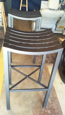 High end wrought iron stools
