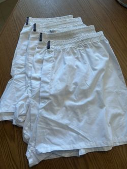 Jockey White Boxers - 4 pairs - Size L - New
