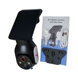 Wireless Camera, 1440P Security, Color Night Vision, 355 Panoramic View, Intelligent Two-way Voice, Sun Function, 2.4G WiFi AI Human Body Detection