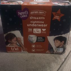 Parent’s Choice Big Boy/girl Night Time Underwear