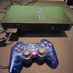 PlayStation 2 With Game And Controller 