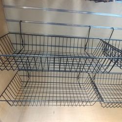 Slat wall Wire Baskets