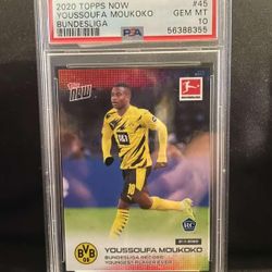 ⚽ Youssoufa Moukoko – PSA 10 GEM MINT Rookie