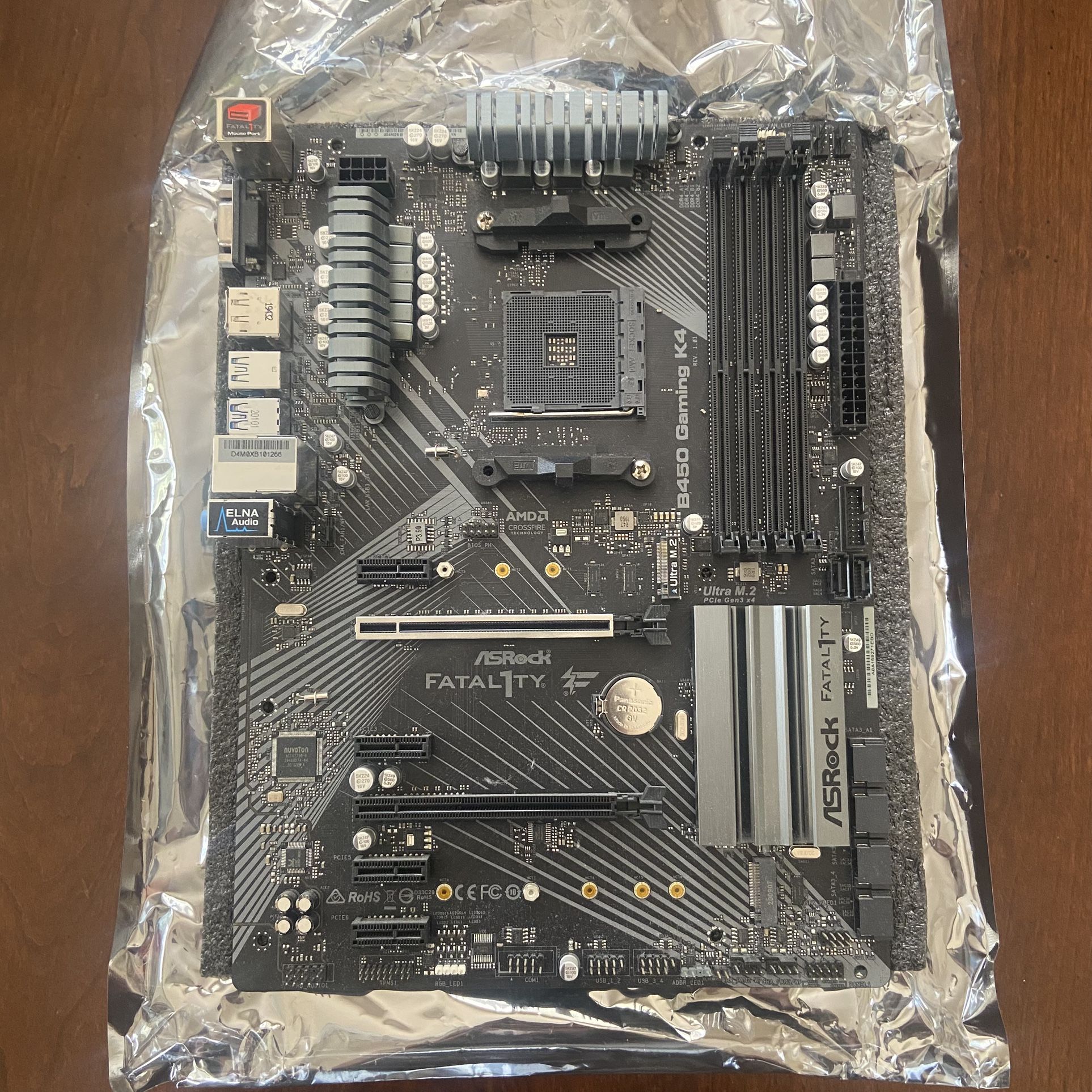 ASRock B450 Gaming K4 AM4 ATX motherboard