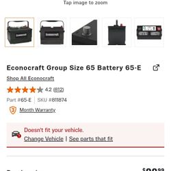 econocraft 65e battery