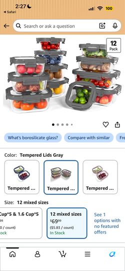 Tempered Glass Tupperware