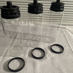 Bartesian Duet Cocktail Machine Replacement Glass Bottles (Set Of 3)