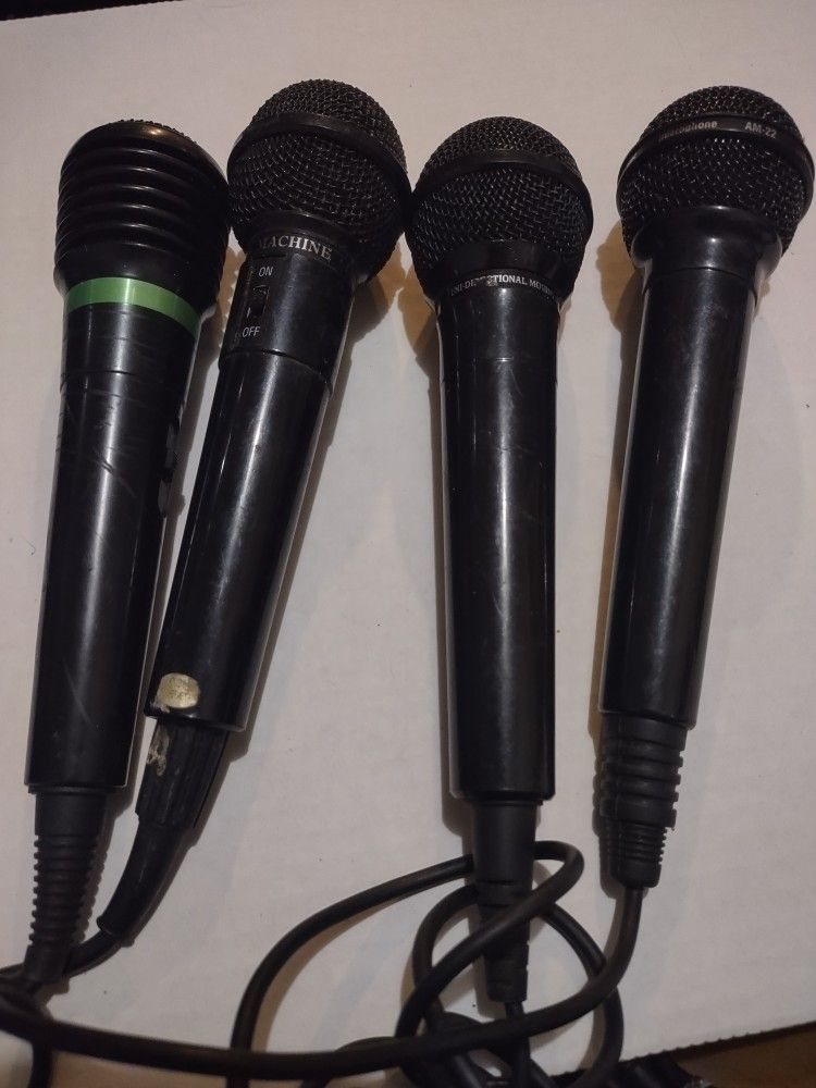 Vintage Microphones Different Brands PRICED TO SALE