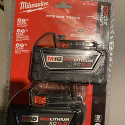Milwaukee 2 pack batteries