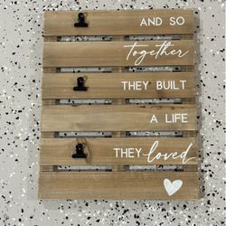 Wooden Picture Frame 